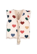 Konges Slojd Gilet de sauvetage avec volants - Coeur multicolor