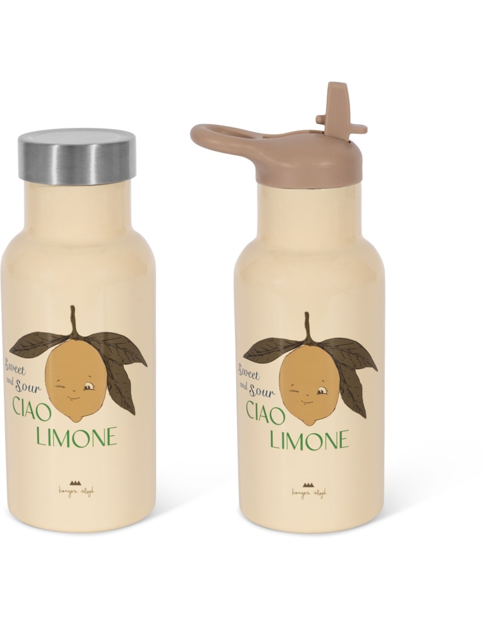 Konges Slojd Gourde isotherme - Lemon squeeze me