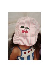 Konges Slojd Casquette à ruban Ellie - Amour stripe