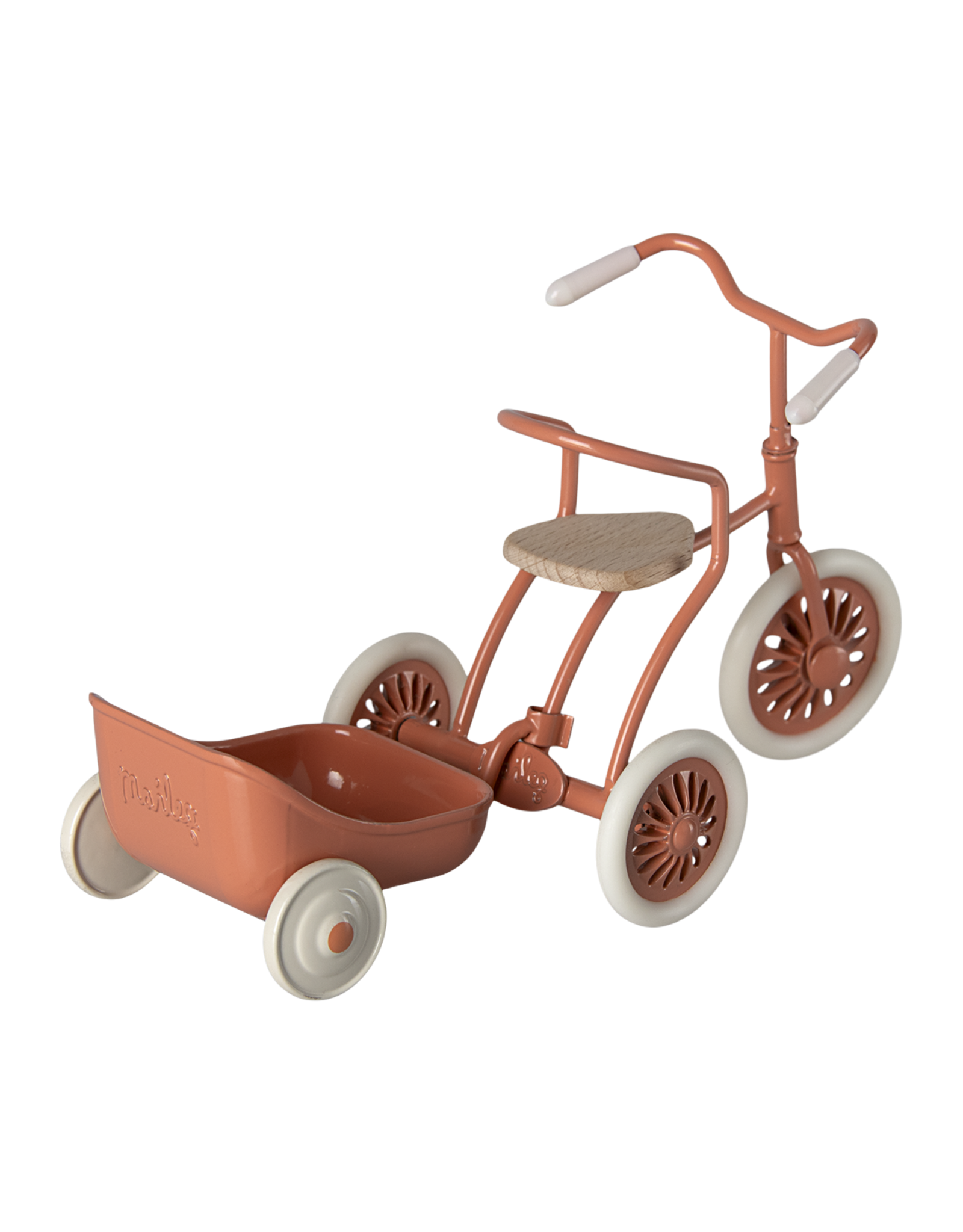 MAILEG Chariot tricycle, Souris - Corail
