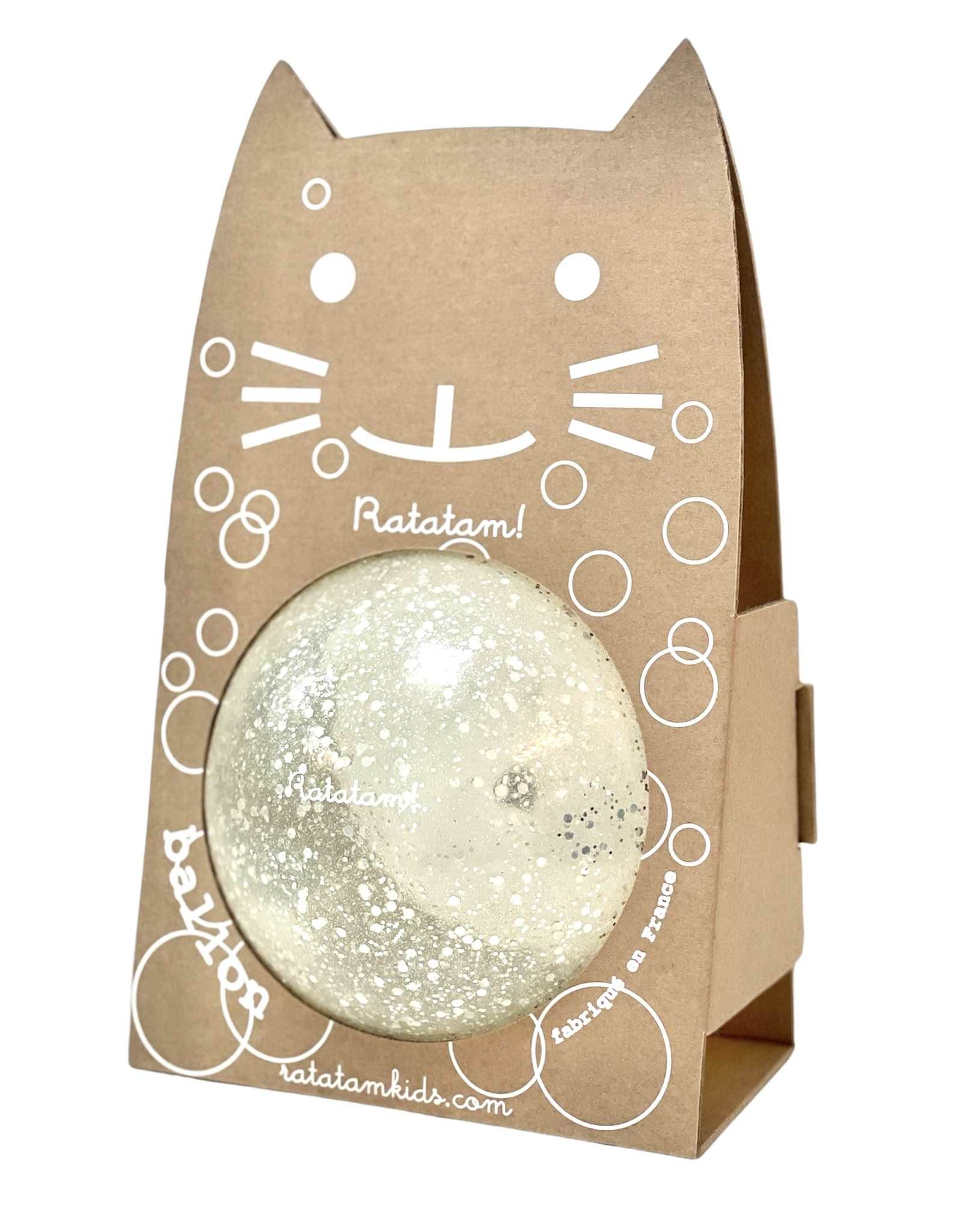 Ratatam Le Ballon Chat Bulle 15 cm – Argenté