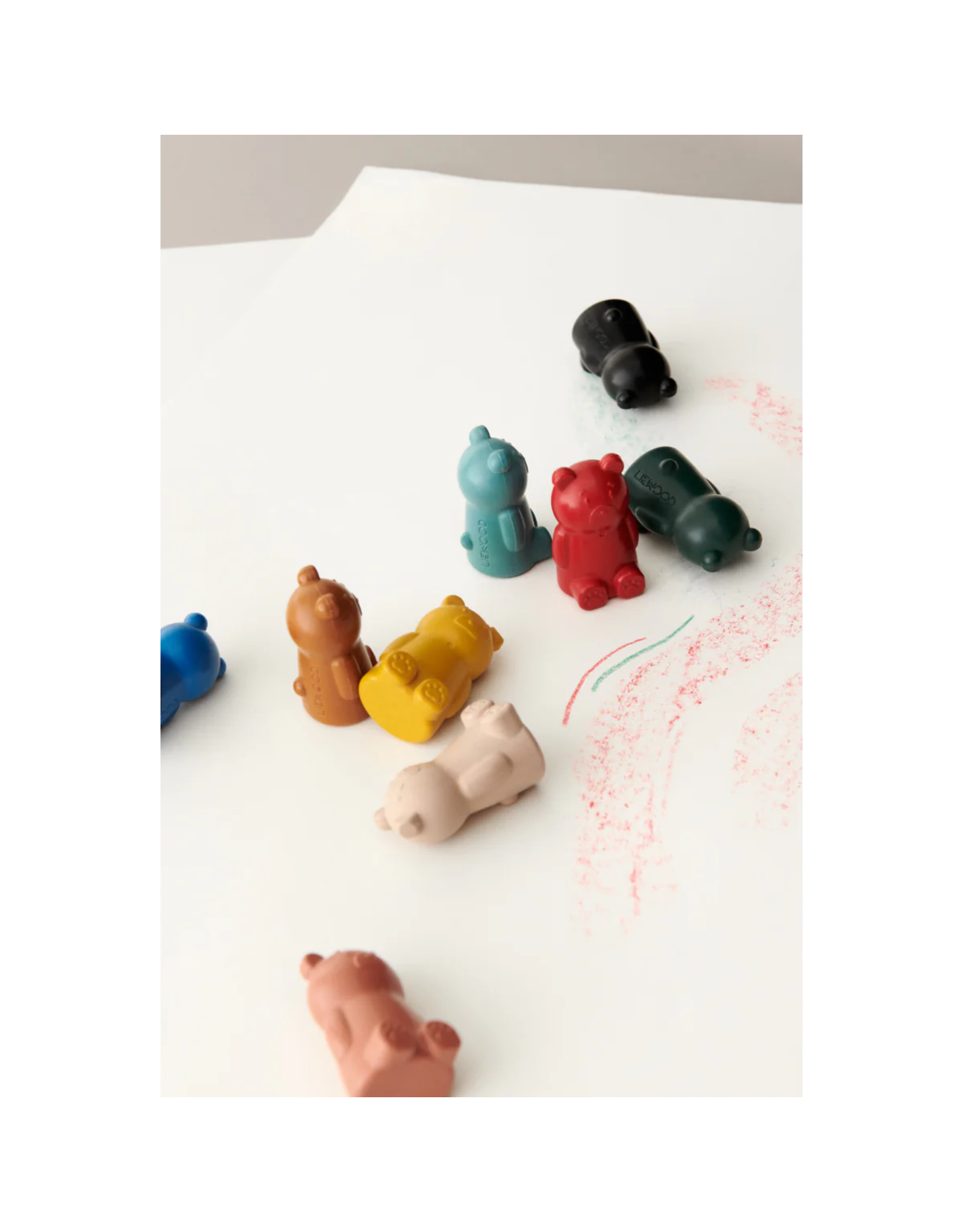 Liewood Lot de 9 crayons de couleur Wallace