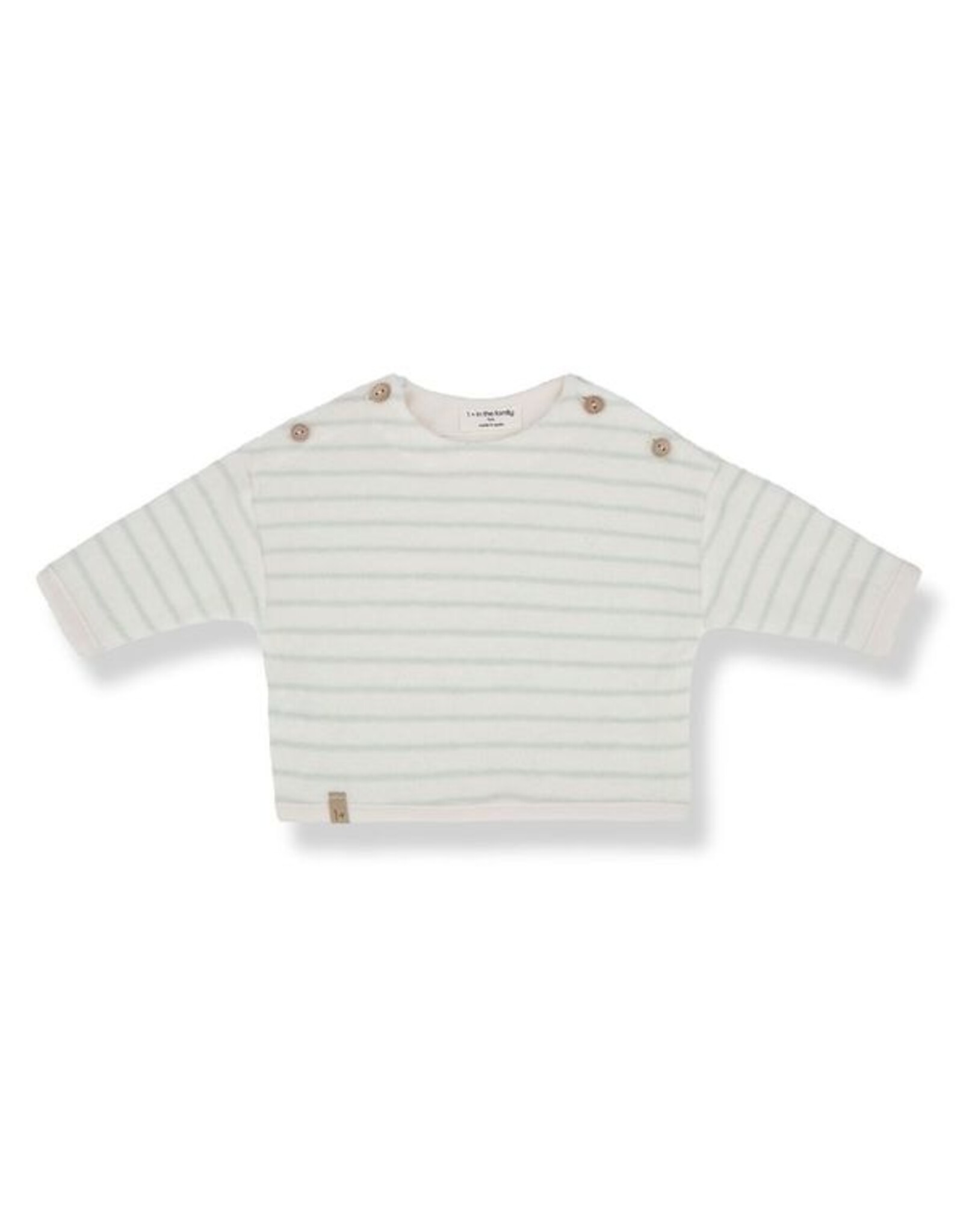 1+in the family Sweater  ENZO - aqua