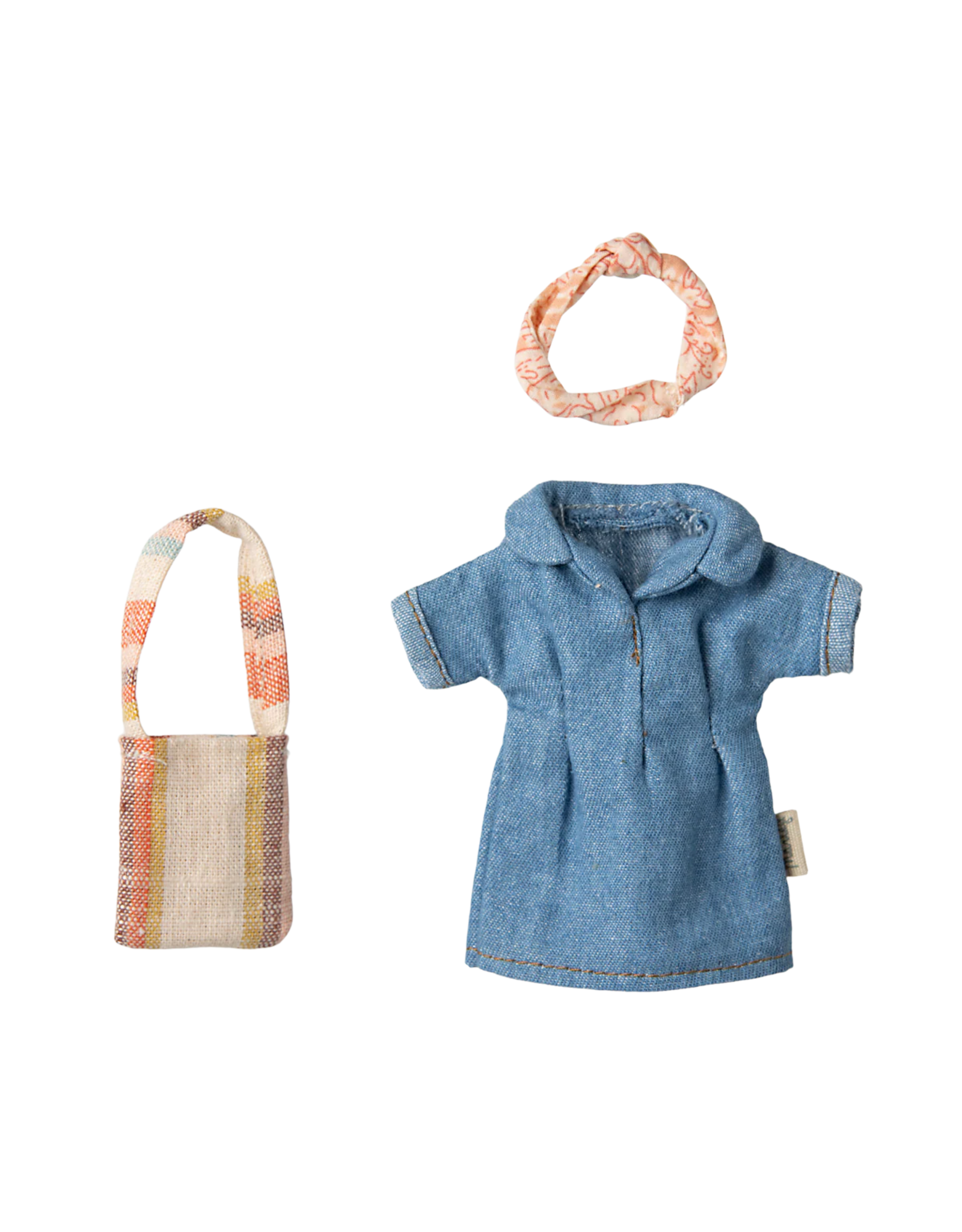 MAILEG Ensemble de vêtements pour maman souris - denim