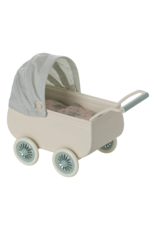 MAILEG Landau incluant un bébé souris - menthe