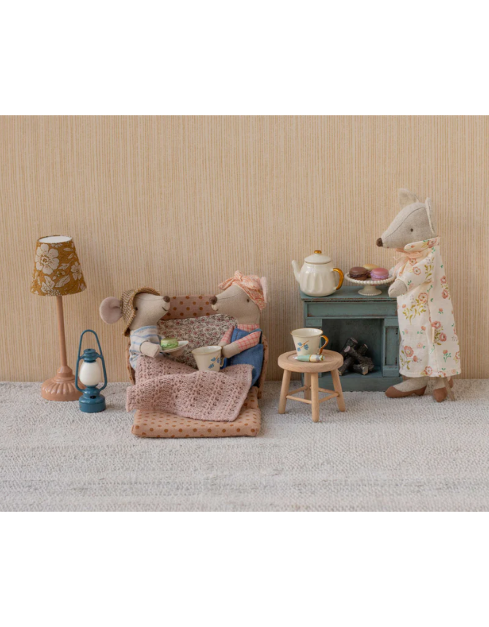 MAILEG Canapé-lit, Souris - A pois