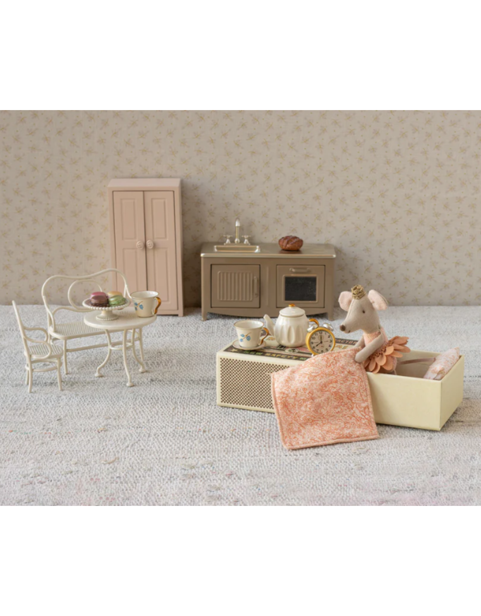 MAILEG Souris Princesse, Petite sœur dans sa boîte assortie