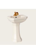 MAILEG Lavabo de salle de bain, Souris Blanc