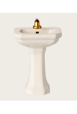 MAILEG Lavabo de salle de bain, Souris Blanc