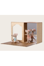 MAILEG Studio de danse avec petite sœur et petit frère Souris