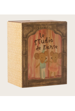MAILEG Studio de danse avec petite sœur et petit frère Souris
