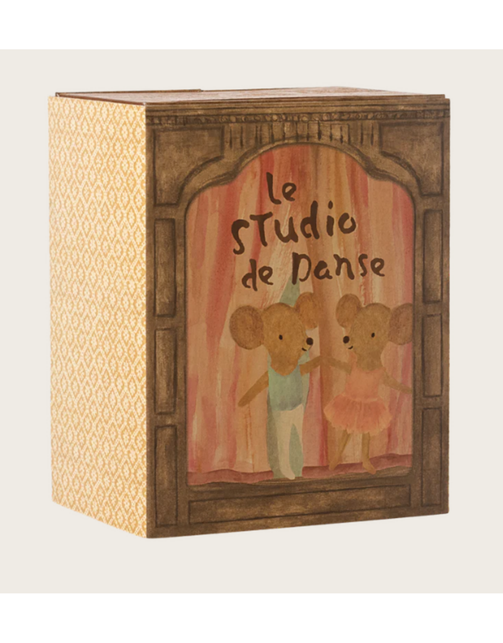 MAILEG Studio de danse avec petite sœur et petit frère Souris