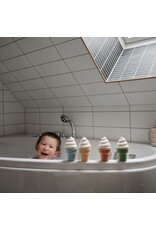 Mushie Lot de 4 jouets de bain Ice Cream