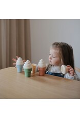 Mushie Lot de 4 jouets de bain Ice Cream