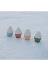 Mushie Lot de 4 jouets de bain Ice Cream