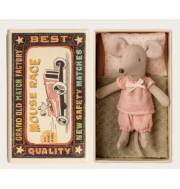 MAILEG Petite sœur souris dans sa boîte d'allumettes