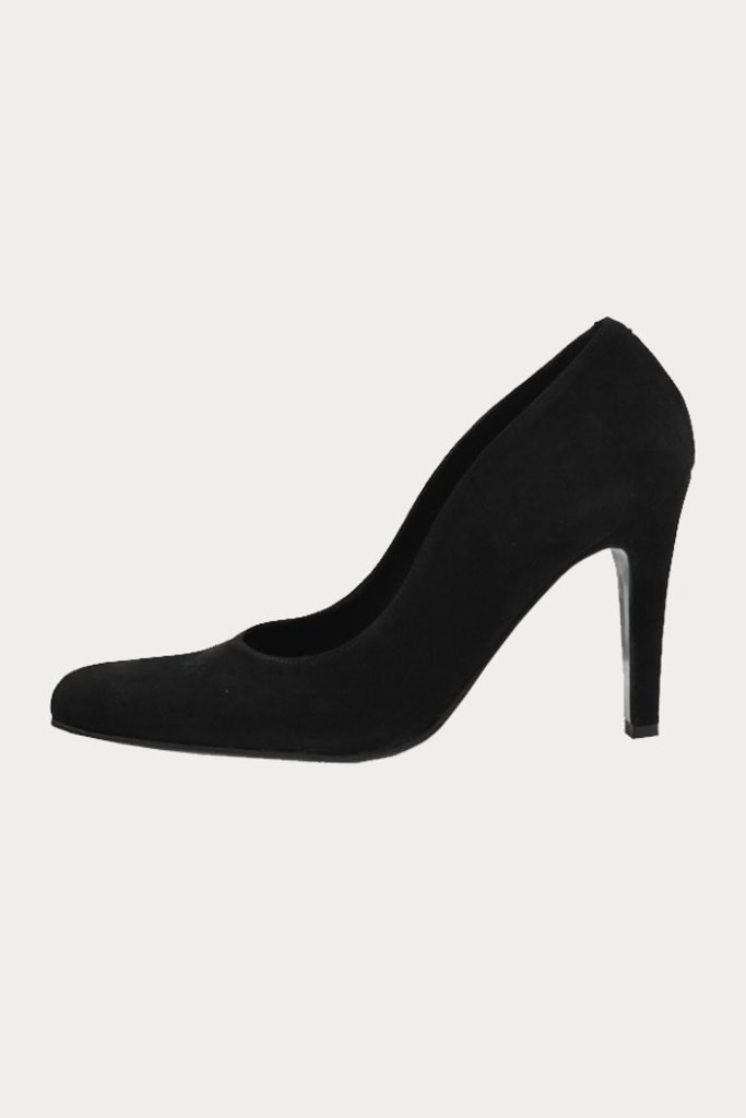 Panara Pumps Zwart Suede 10cm hak - RIVS
