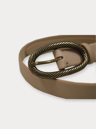 Post & Co Post & Co Leather Belt Maine Oil soia goud Post & Co Post & Co Leather Belt Maine Oil soia goud