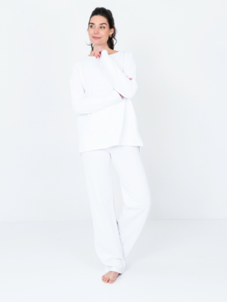 RIVS Lounge RIVS Lounge High Waist Bootcut Hestia white RIVS Lounge RIVS Lounge High Waist Bootcut Hestia white