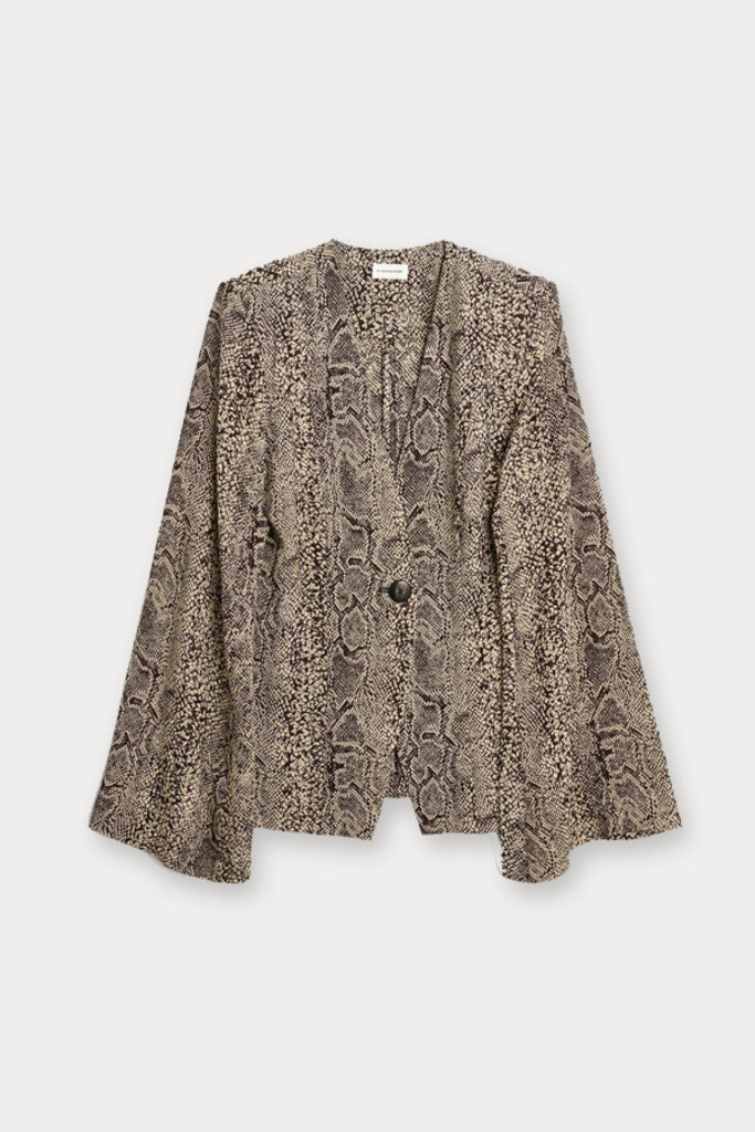 Malene Birger Blazer Isaida snake jacquerd RIVS