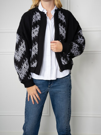 IRO IRO Jacket Alile black white IRO IRO Jacket Alile black white