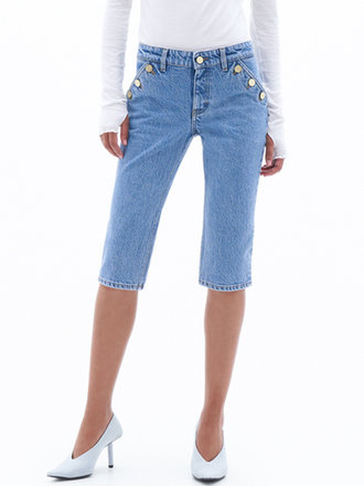 Filippa K Filippa K Denim Capri Pants blue Filippa K Filippa K Denim Capri Pants blue