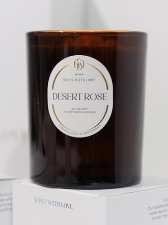 Scent With Love Scent With Love Crystal Candle Geurkaars Desert Rose Scent With Love Scent With Love Crystal Candle Geurkaars Desert Rose