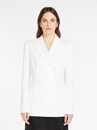 MaxMara MaxMara Veles Blazer bianco seta MaxMara MaxMara Veles Blazer bianco seta