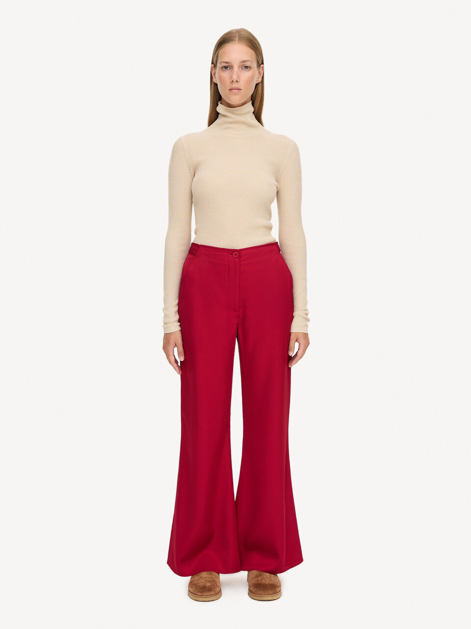 Malene Birger Amores Pants jester red - RIVS