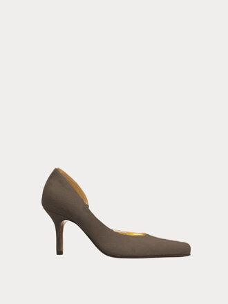 MadOre MadOre Pump suede musgo MadOre MadOre Pump suede musgo