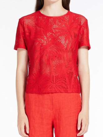 MaxMara MaxMara Lettera Top rosso MaxMara MaxMara Lettera Top rosso