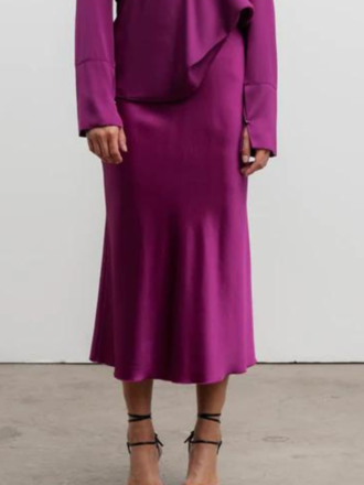 Ahlvar Gallery Ahlvar Gallery Hana Satin Skirt light berry Ahlvar Gallery Ahlvar Gallery Hana Satin Skirt light berry