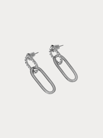 Camps & Camps Camps & Camps Double Link With Stones silver Camps & Camps Camps & Camps Double Link With Stones silver