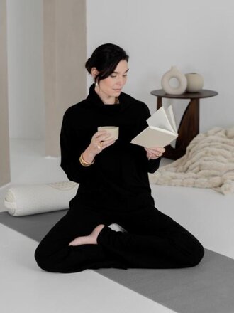 RIVS Lounge RIVS Lounge Turtleneck Sweater Athene black RIVS Lounge RIVS Lounge Turtleneck Sweater Athene black