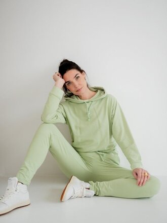 RIVS Lounge RIVS Lounge Hoody Artemis soft green RIVS Lounge RIVS Lounge Hoody Artemis soft green