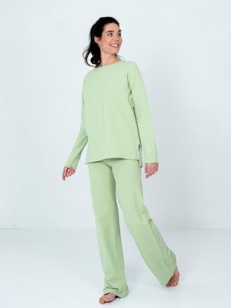 RIVS Lounge RIVS Lounge High Waist Bootcut Hestia  soft green RIVS Lounge RIVS Lounge High Waist Bootcut Hestia  soft green
