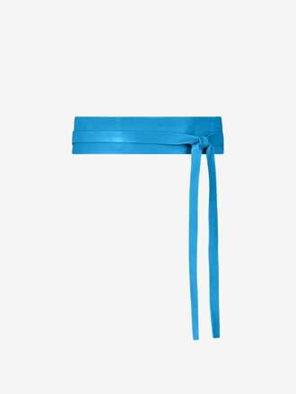 KYRA KYRA Lexi Leather Belt blue lagoon KYRA KYRA Lexi Leather Belt blue lagoon