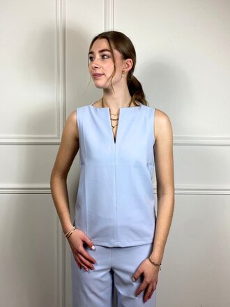 Woman By Earn Woman By Earn Dewi Fancy Crêpe Top light blue Woman By Earn Woman By Earn Dewi Fancy Crêpe Top light blue