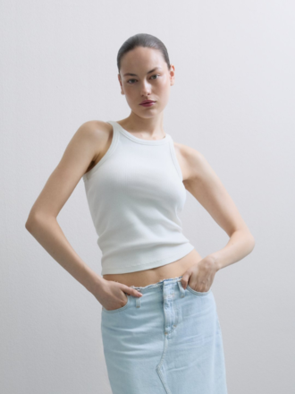 Closed Closed Racer Top ivory Closed Closed Racer Top ivory