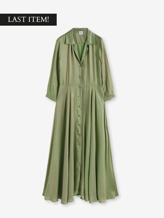 Aspesi Aspesi Twill Shirt Dress green Aspesi Aspesi Twill Shirt Dress green
