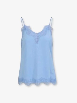Coster Copenhagen Coster Copenhagen Lace Top light blue Coster Copenhagen Coster Copenhagen Lace Top light blue