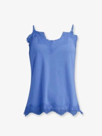 Coster Copenhagen Coster Copenhagen Lace Top shadow blue Coster Copenhagen Coster Copenhagen Lace Top shadow blue