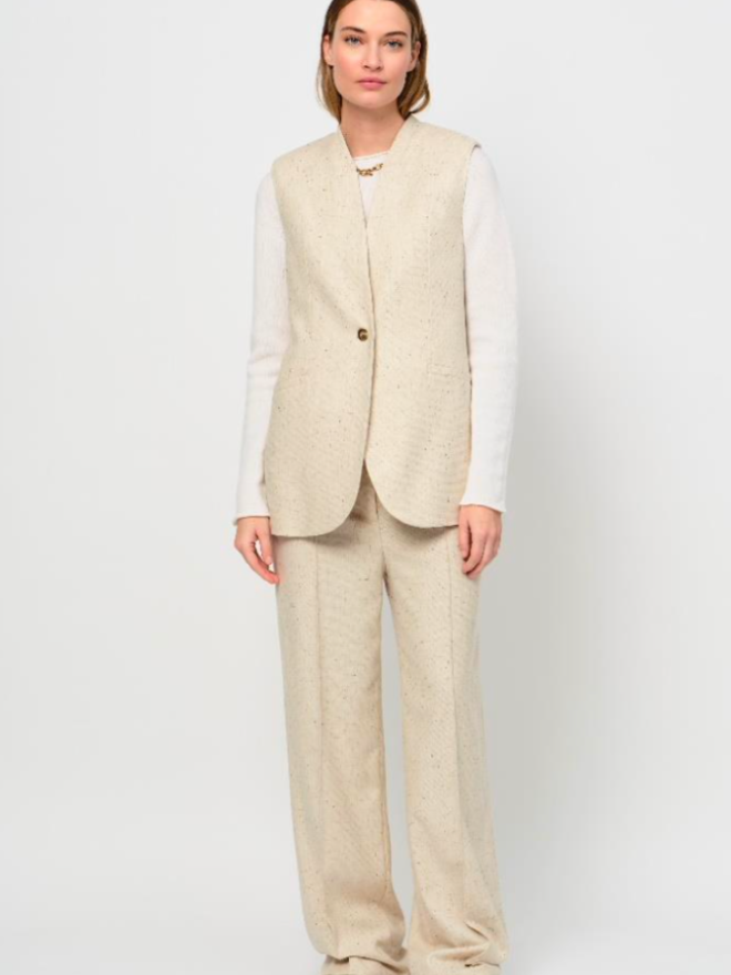 La Salle Straight Pants oat RIVS