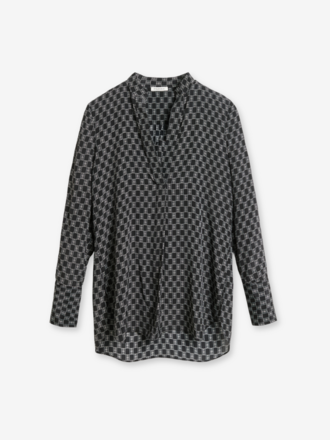 Malene Birger Malene Birger Mabillon Shirt mono lined black