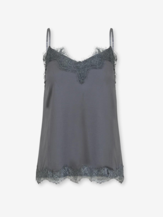 Coster Copenhagen Coster Copenhagen Lace Top Dark Stone Grey Coster Copenhagen Coster Copenhagen Lace Top Dark Stone Grey