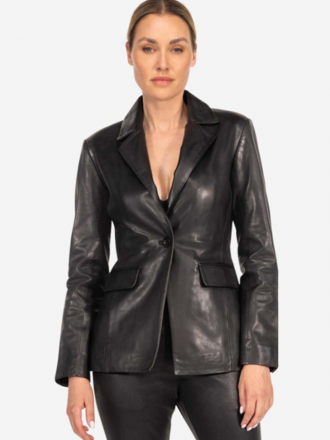 IBANA Ibana Jillies Leather Blazer black IBANA Ibana Jillies Leather Blazer black