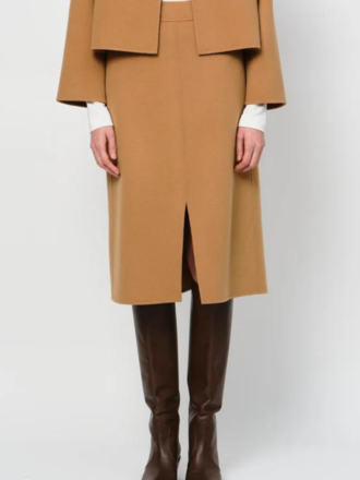 La Salle La Salle A-line Skirt camel La Salle La Salle A-line Skirt camel