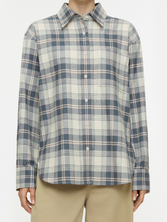 Closed Closed Oversized Checked Shirt graphite blue Closed Closed Oversized Checked Shirt graphite blue