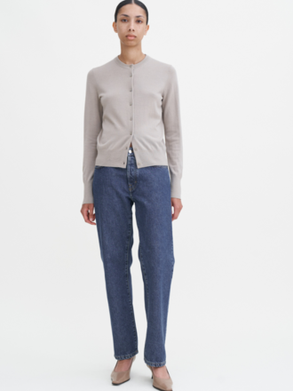 Filippa K Filippa K Merino Short Cardigan moss grey Filippa K Filippa K Merino Short Cardigan moss grey