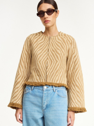 Malene Birger Malene Birger Akello Cardigan zebra print Malene Birger Malene Birger Akello Cardigan zebra print